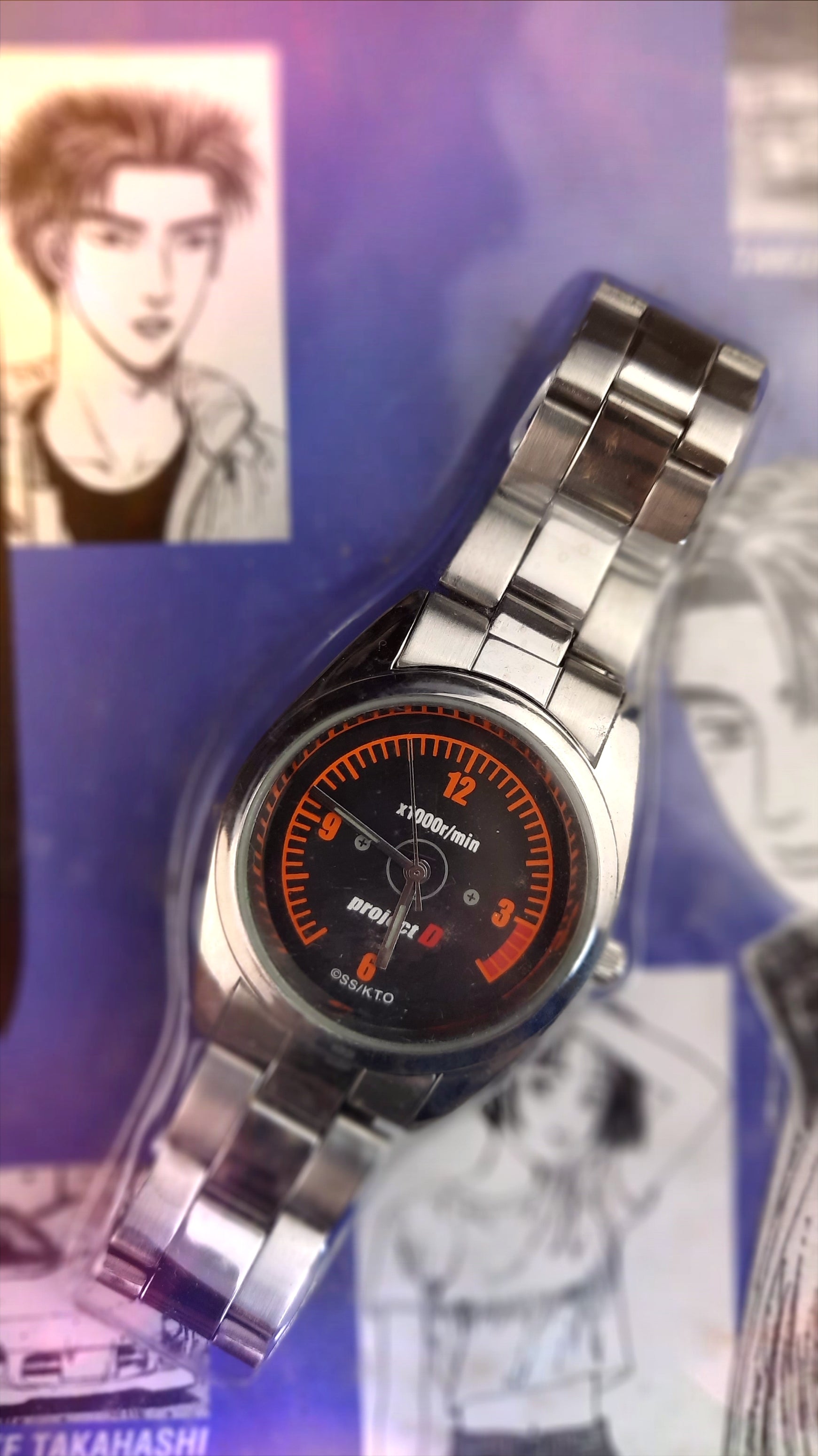 INITIAL D original wristwatch! Tachimeter Version - Mad Hero