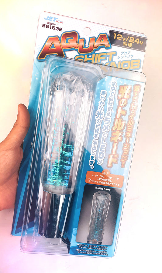 Crazy Japanese LED aqua changing color shift knob! - Mad Hero