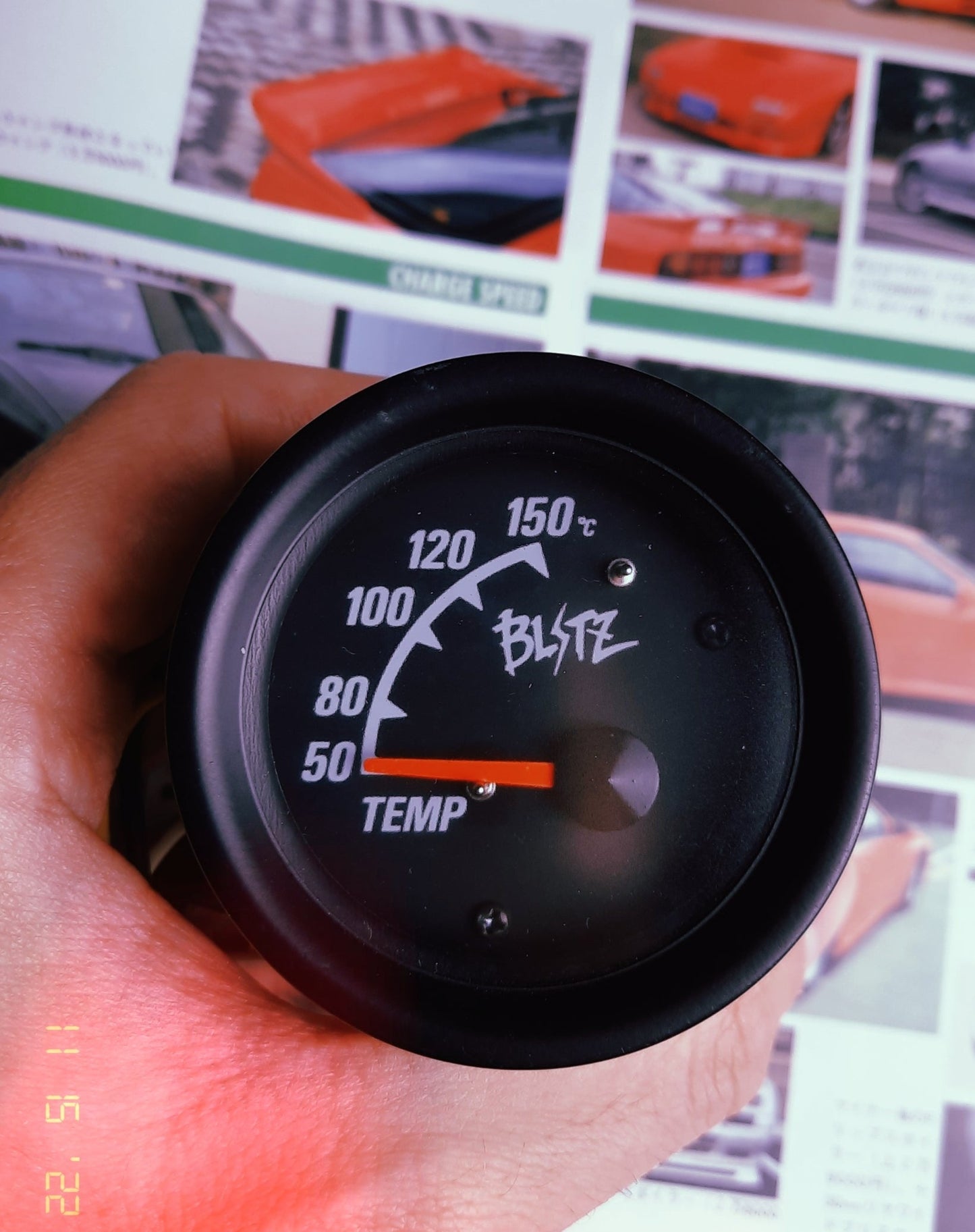 BLITZ old logo temp meter (used but close to mint) - Mad Hero