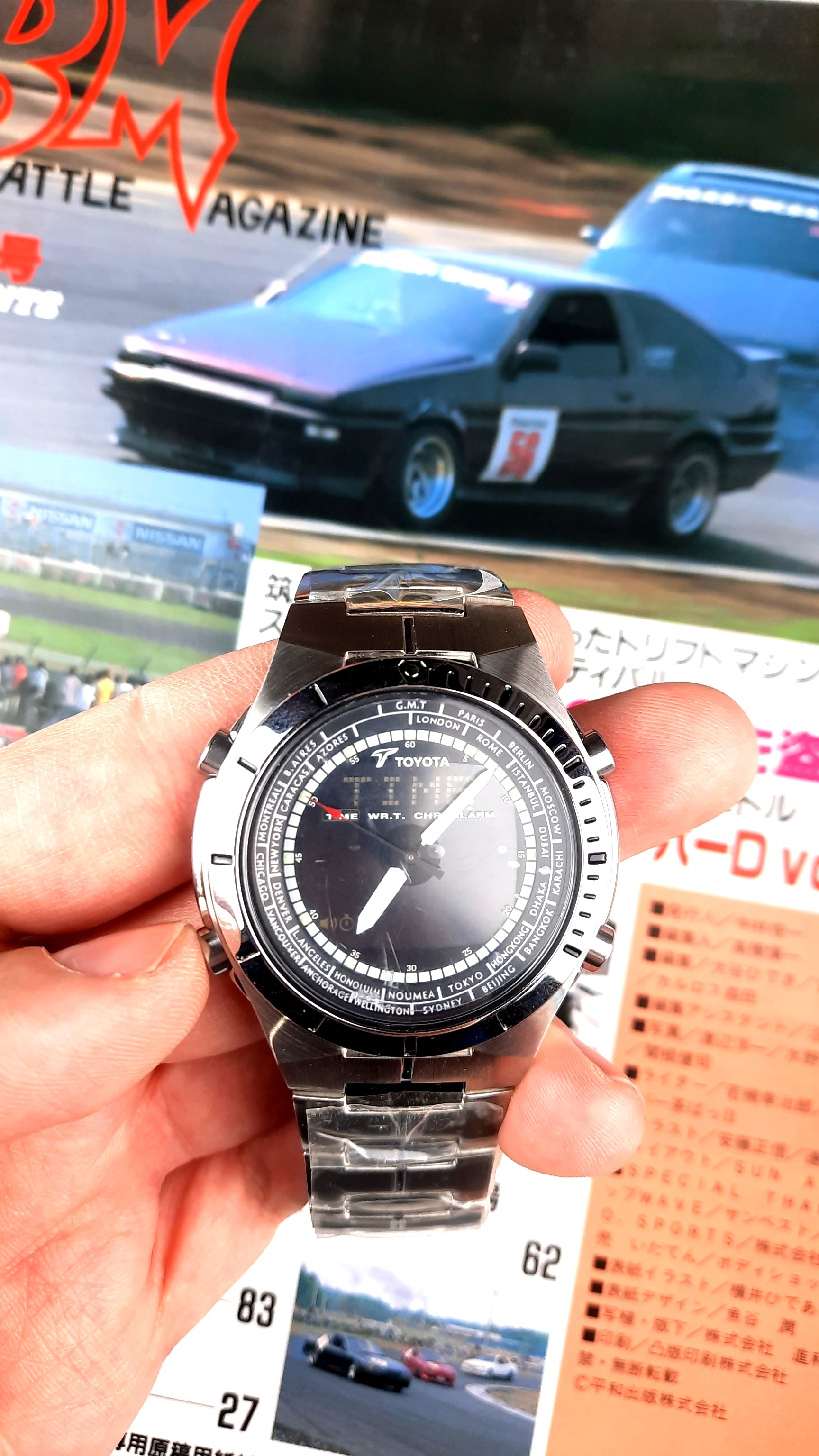 Original TOYOTA SKY Racing chronograph! - Mad Hero