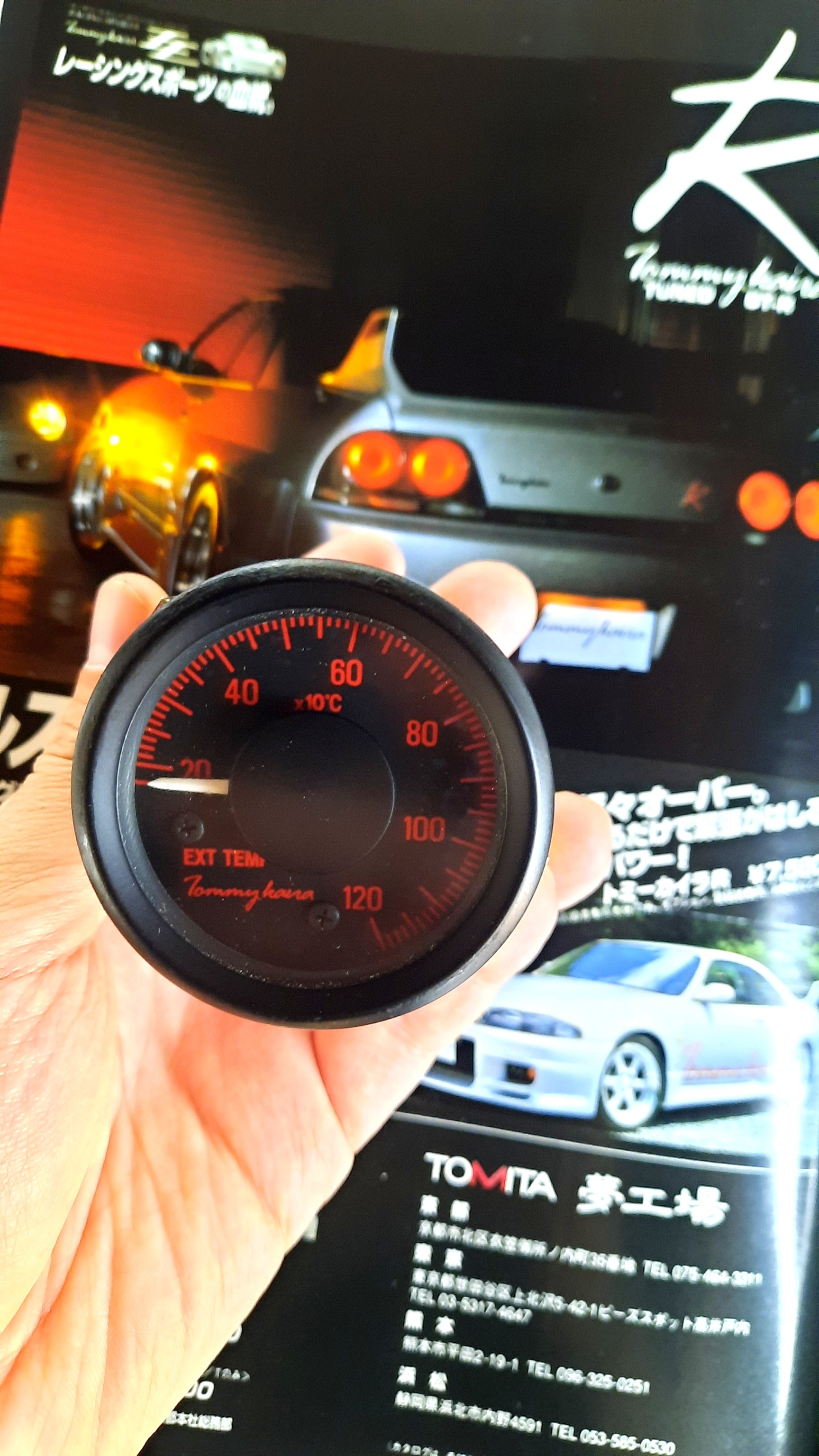 Original TOMMY KAIRA exhaust temp meter! - Mad Hero