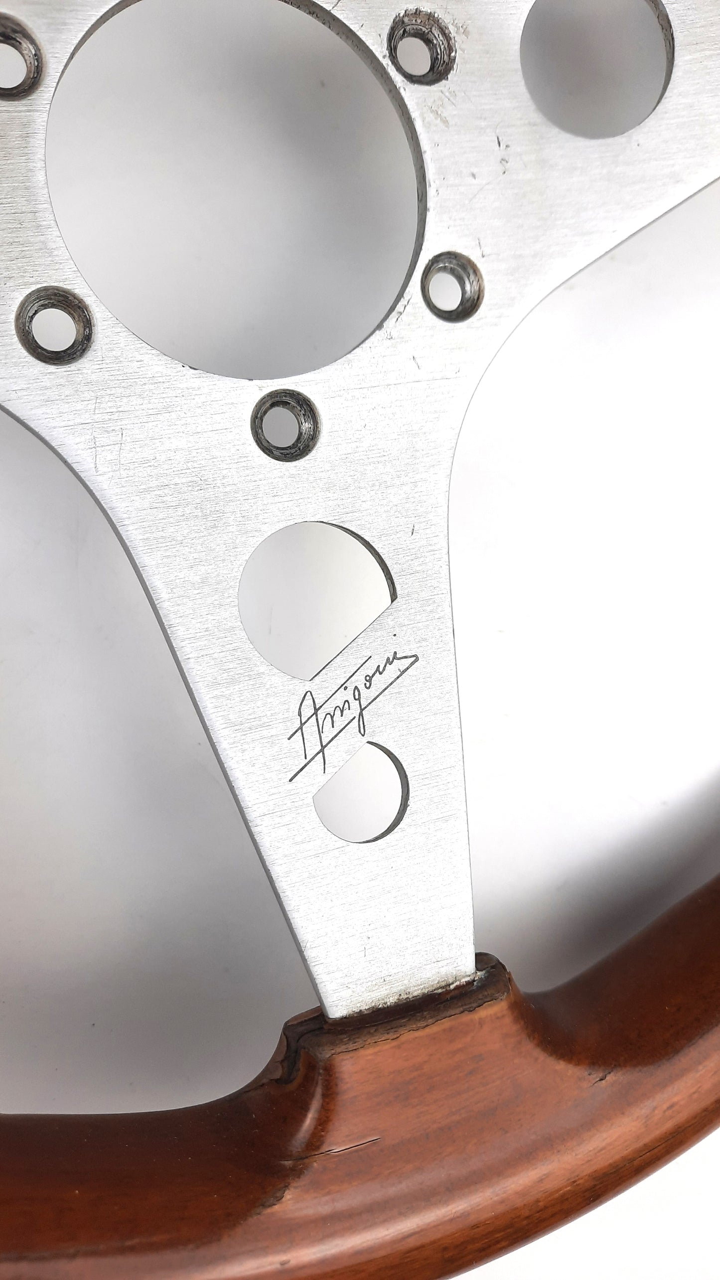 Rare Arrigoni/Watanabe Falcon steering wheel - Mad Hero