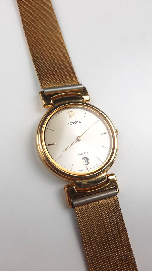 Rare golden TOYOTA wristwatch for women - Mad Hero