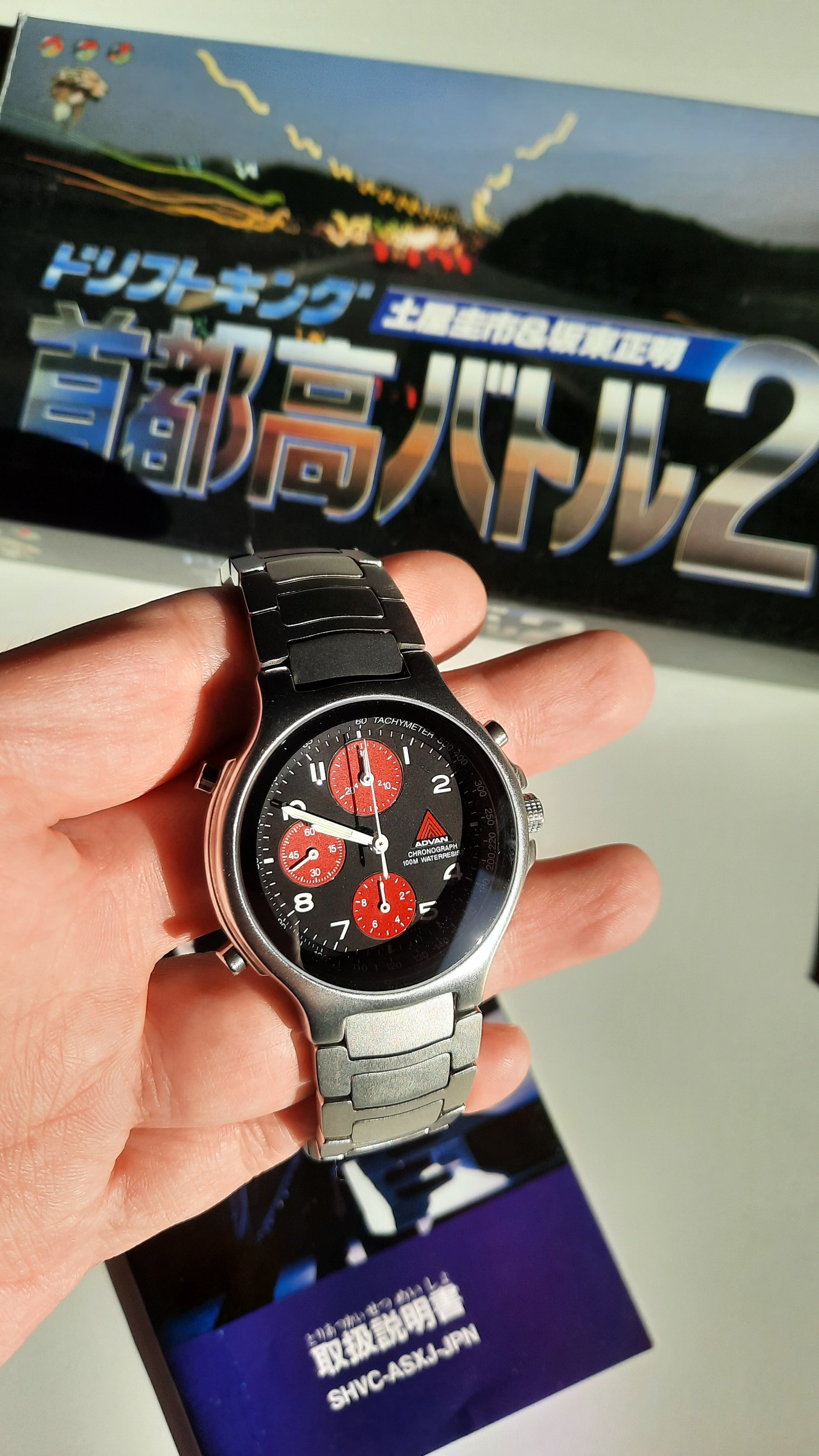 Original ADVAN cronograph watch - Mad Hero