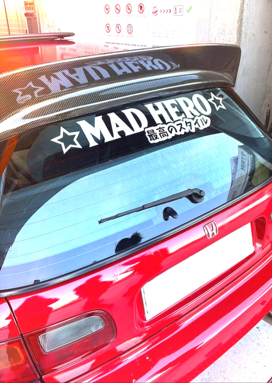 MAD HERO banner sticker - Mad Hero