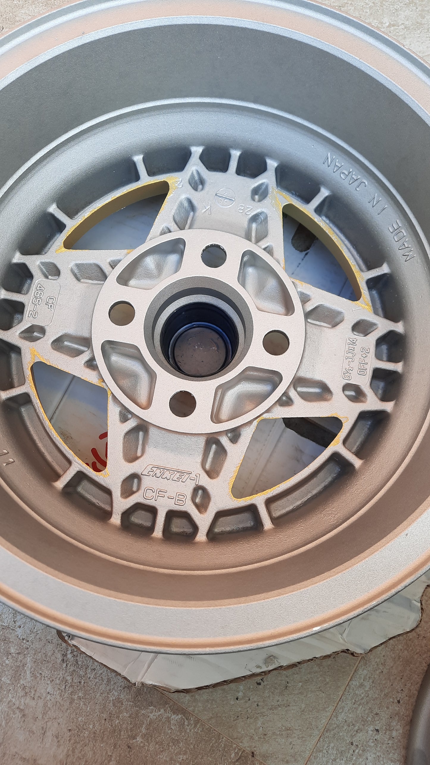 ENKEI COLIN Cross Fever wheels SET - JDM Import - RESTORED