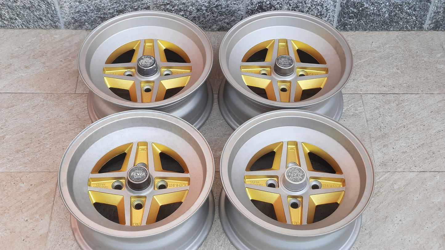 ENKEI COLIN Cross Fever wheels SET - JDM Import - RESTORED