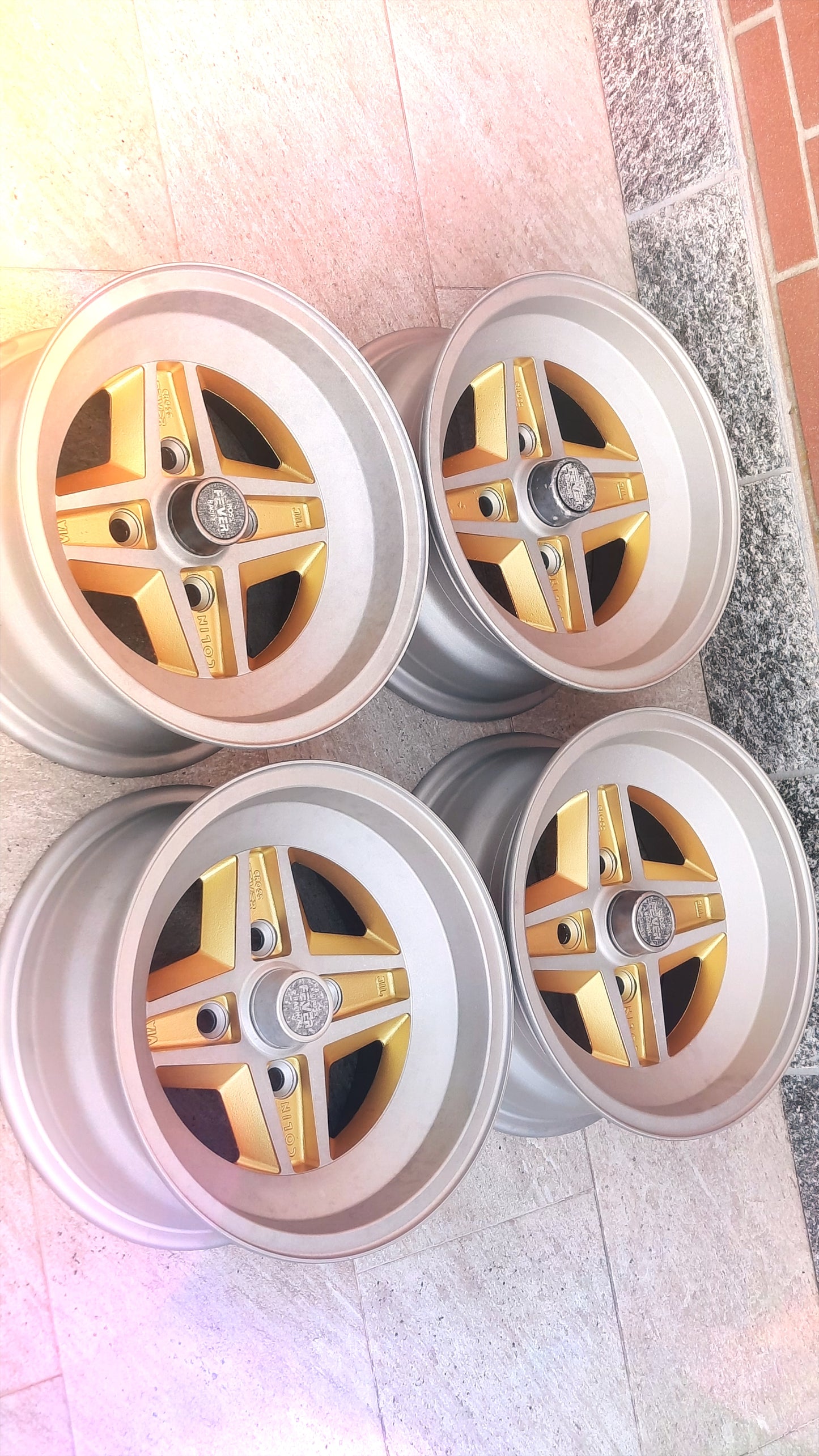 ENKEI COLIN Cross Fever wheels SET - JDM Import - RESTORED