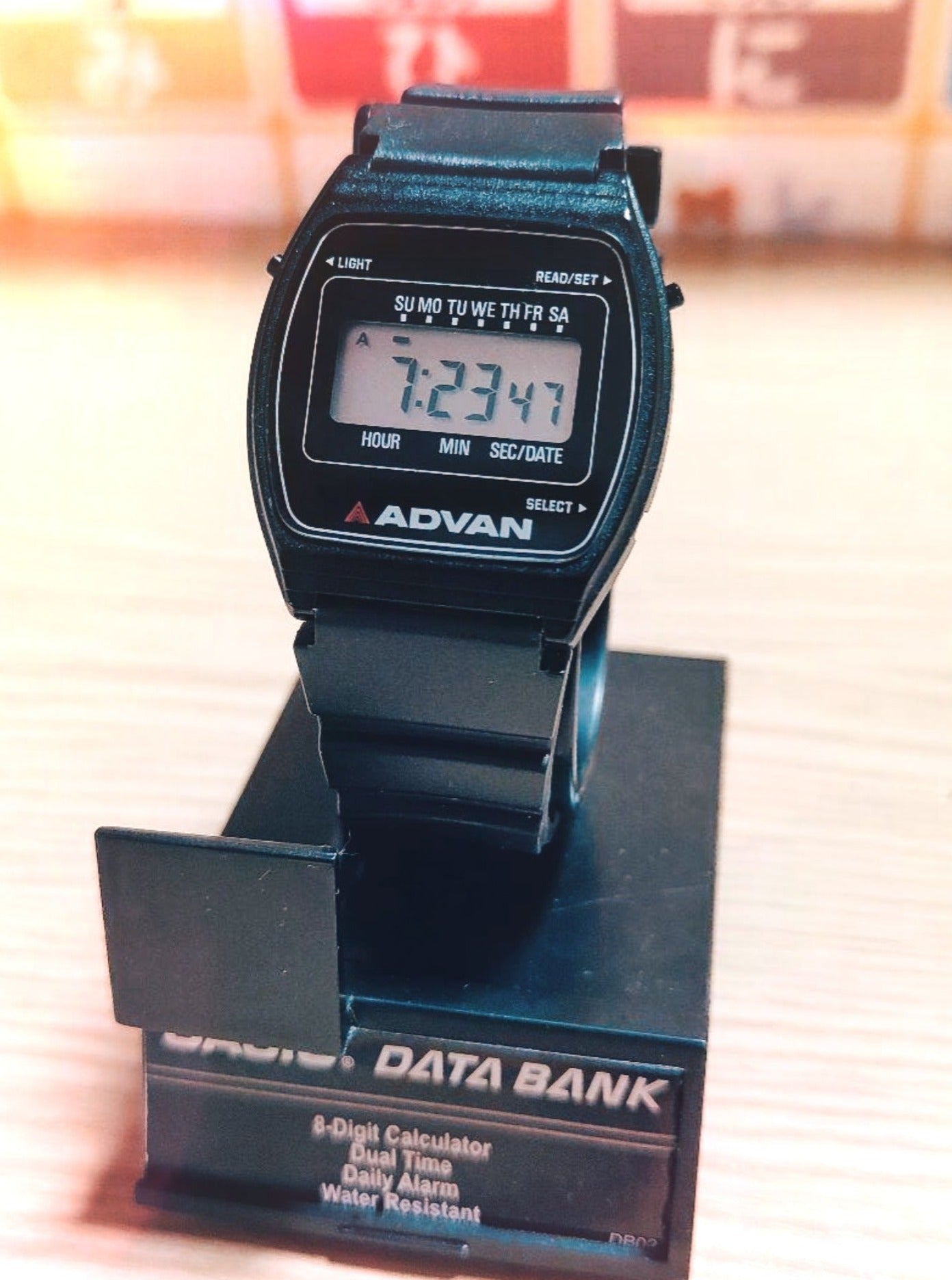 ADVAN Casio digital watch 1980