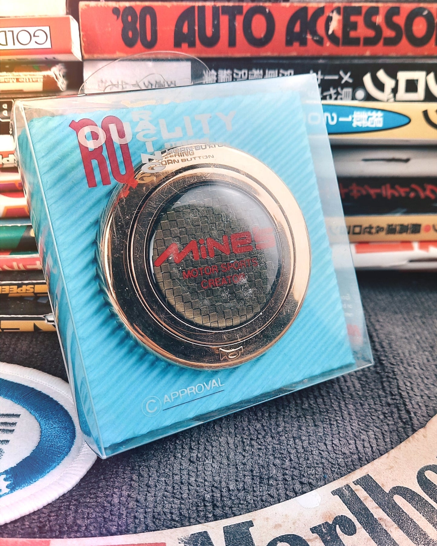 MINE'S carbon horn button - JDM Import