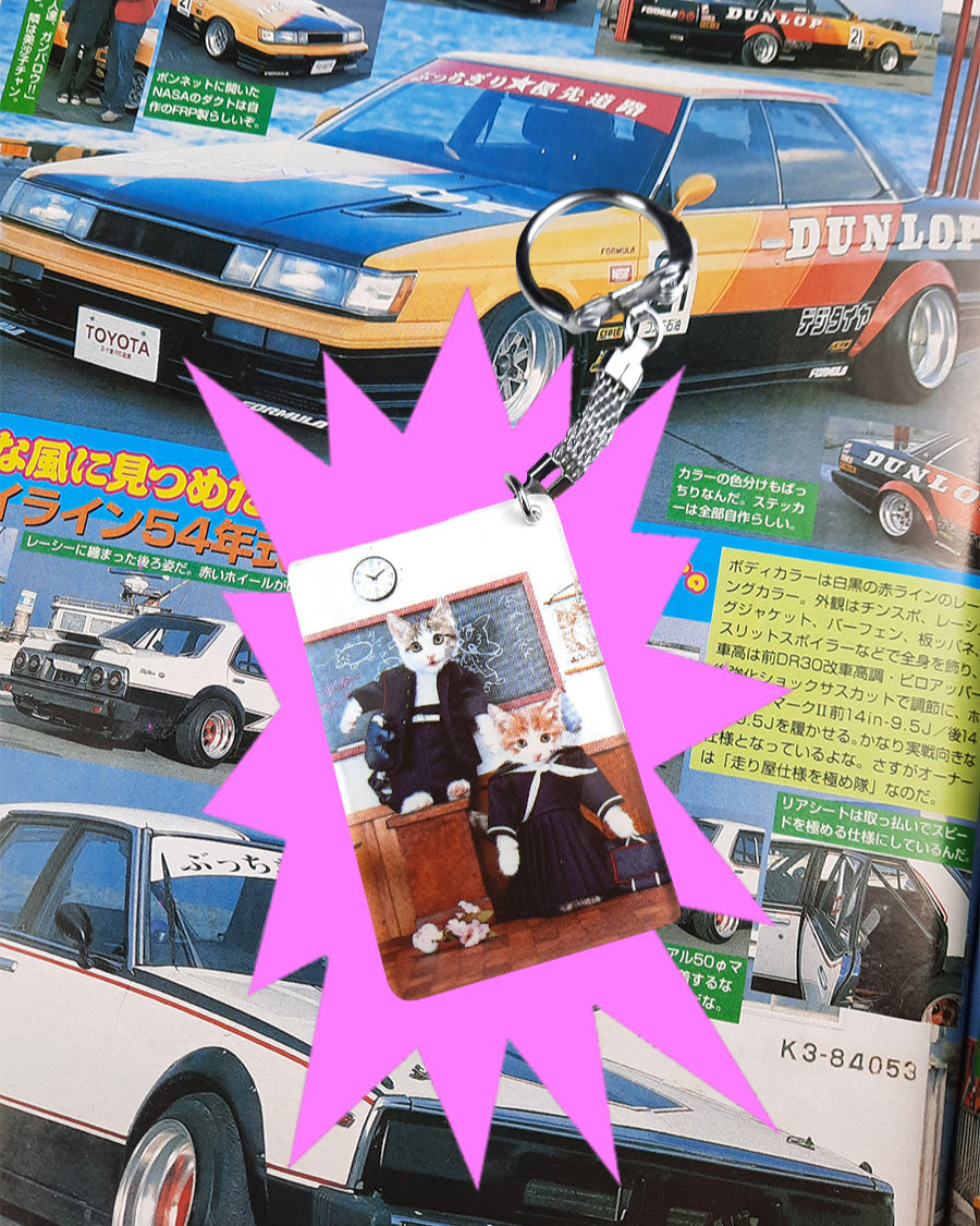 Bosozoku cat keychains - JDM Import - version 3
