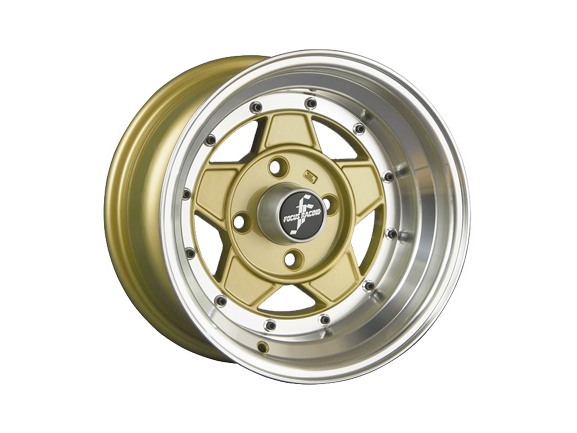 Colin Project Focus Racing FIVE wheels - gold color - JDM Import