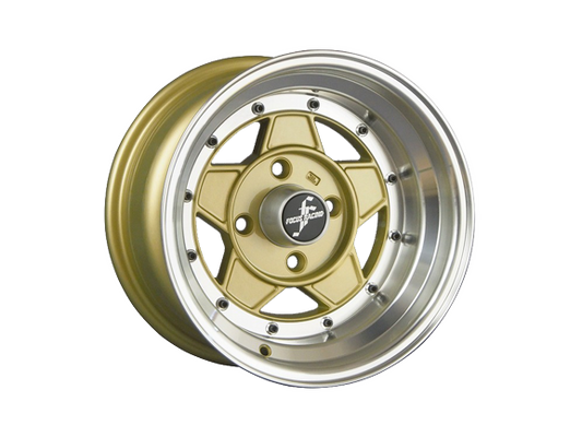 Colin Project Focus Racing FIVE wheels - gold color - JDM Import