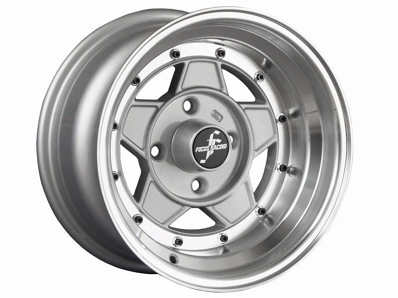 Colin Project Focus Racing FIVE wheels - silver color - JDM Import