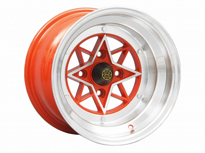 Colin Project Star Shark wheels - red color 1 piece version - JDM Import
