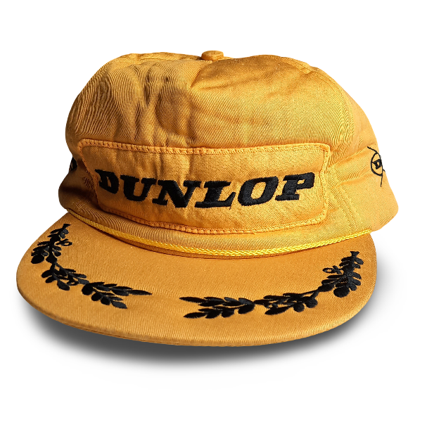 Original Dunlop racing baseball cap with it's iconic old-school racing style from Japan, used also for JDM look.