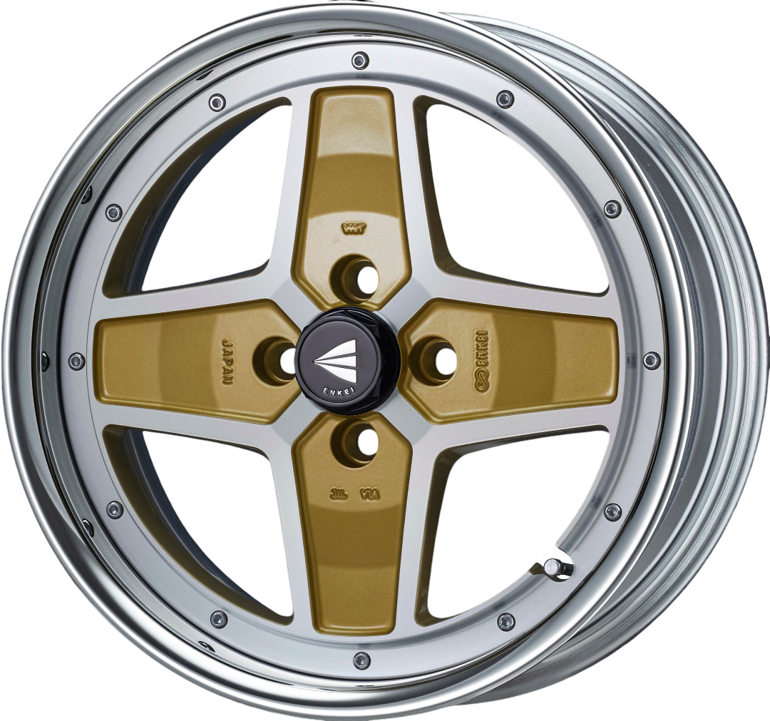 ENKEI Apache 2 wheels - 16 inch gold color - JDM Import