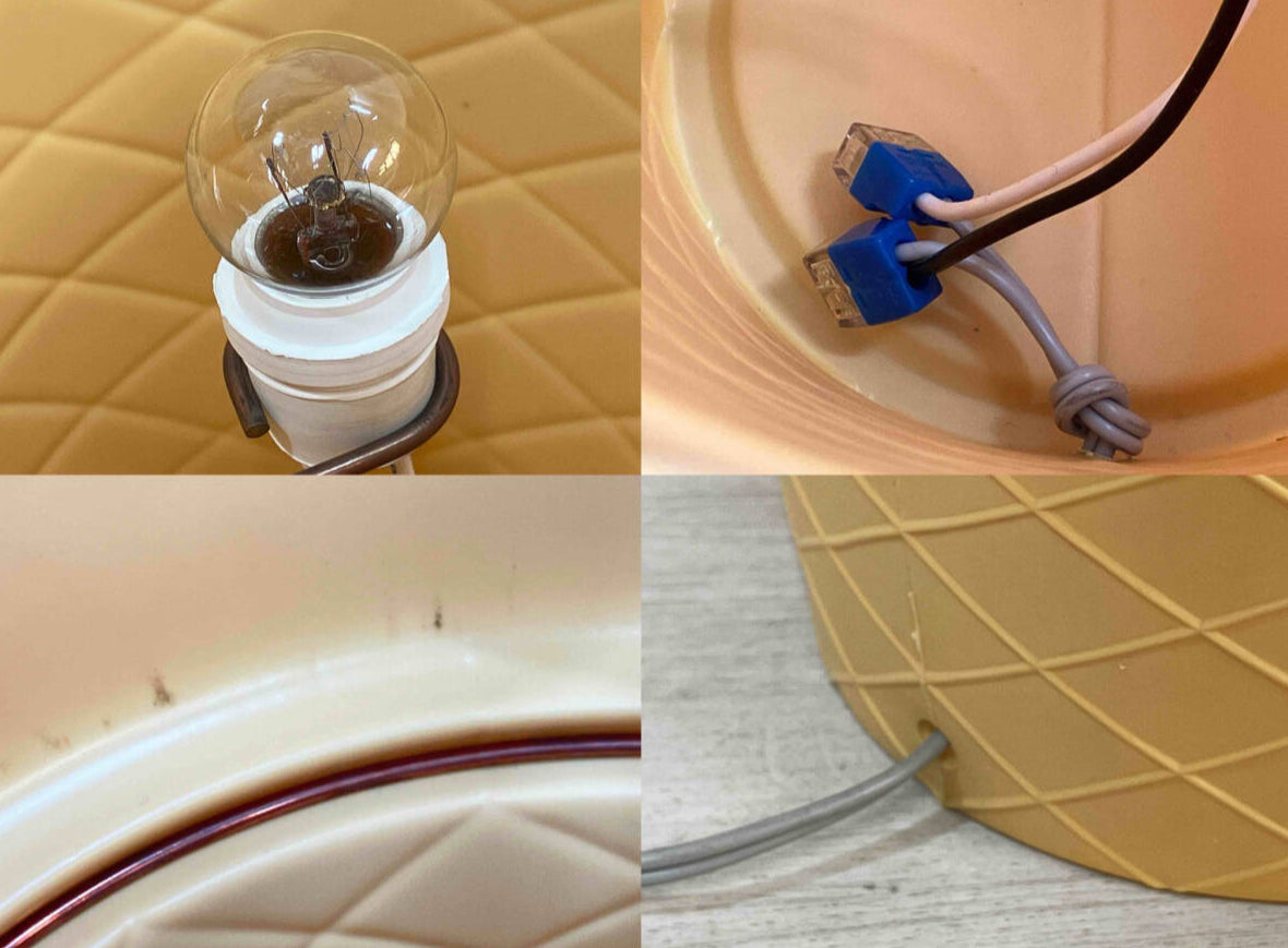 Japanese Ice cream illuminated sign for shops - JDM Import - Detail photo of the light bulb