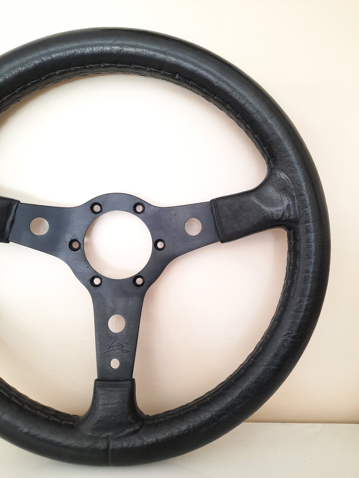 LUISI steering wheel for historic cars, JDM cars - right side view