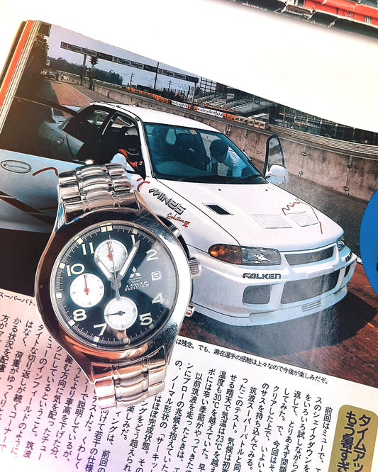Mitsubishi LANCER EVOLUTION dress watch - cool photo with a Mine's EVO - JDM Import