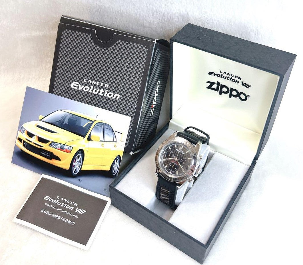 Mitsubishi Lancer Evo x Zippo Carbon Chronograph – Limited Edition