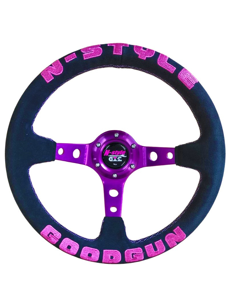 NAOKI NAKAMURA N-STYLE x Goodgun steering wheel 320mm - JDM Import