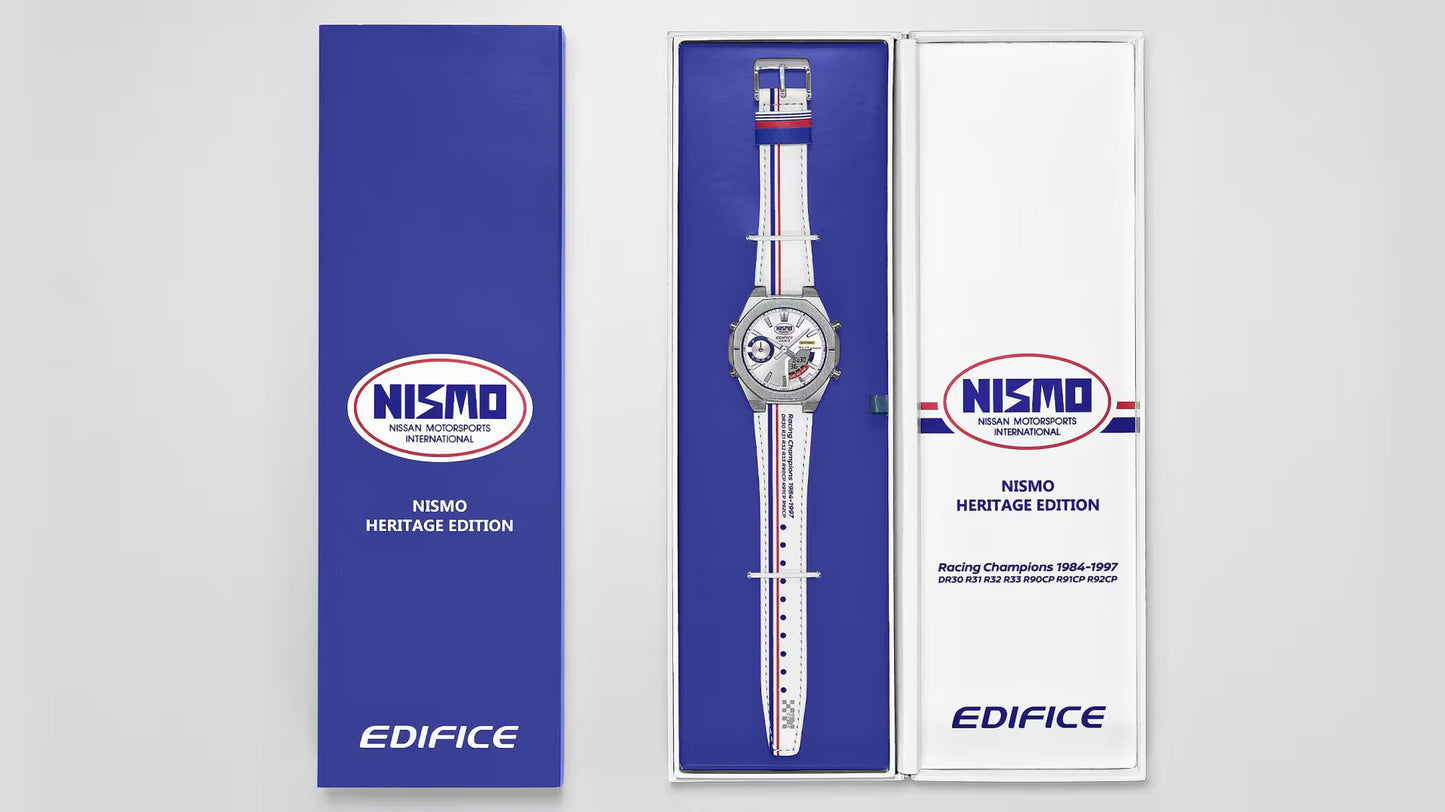 NISMO Casio collaboration watch in LIMITED EDITION - photo of the box - JDM Import