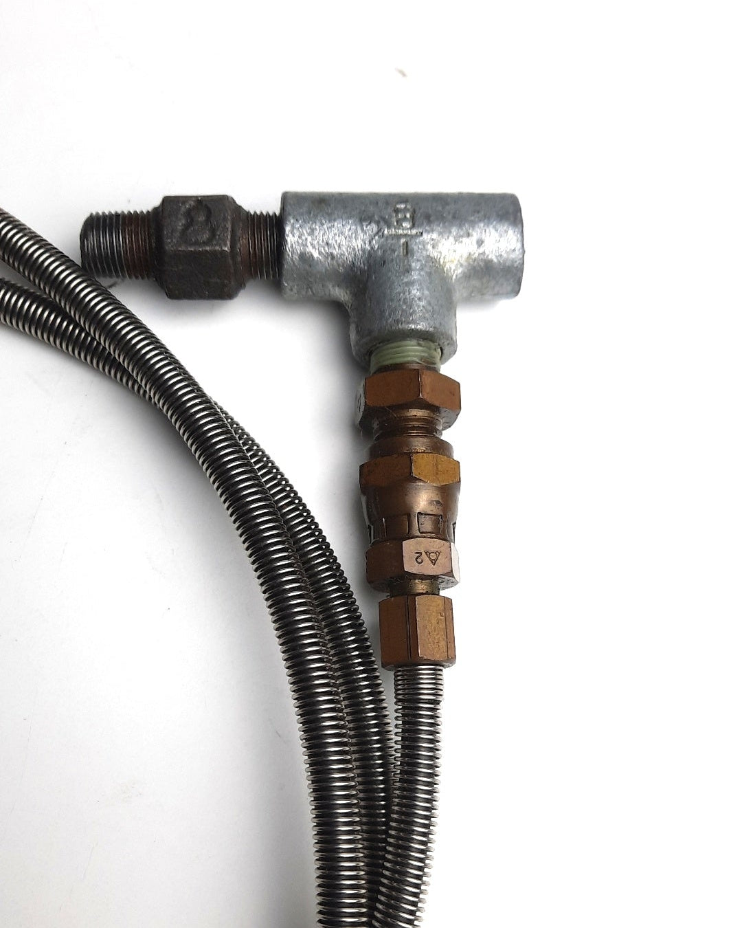 NISMO old logo Oil Pressure Meter - T joint view