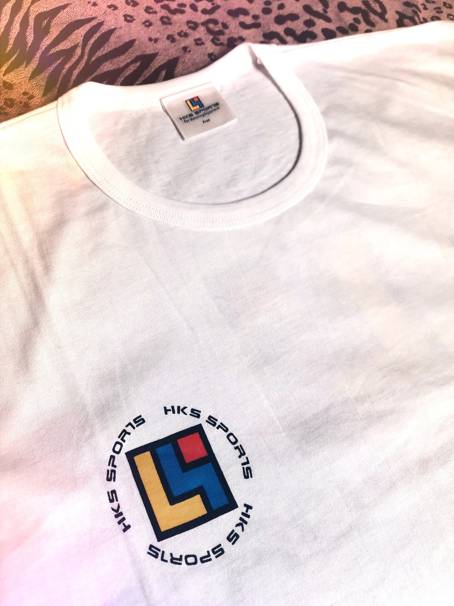 Original HKS T-shirt - photo of front print - JDM Import