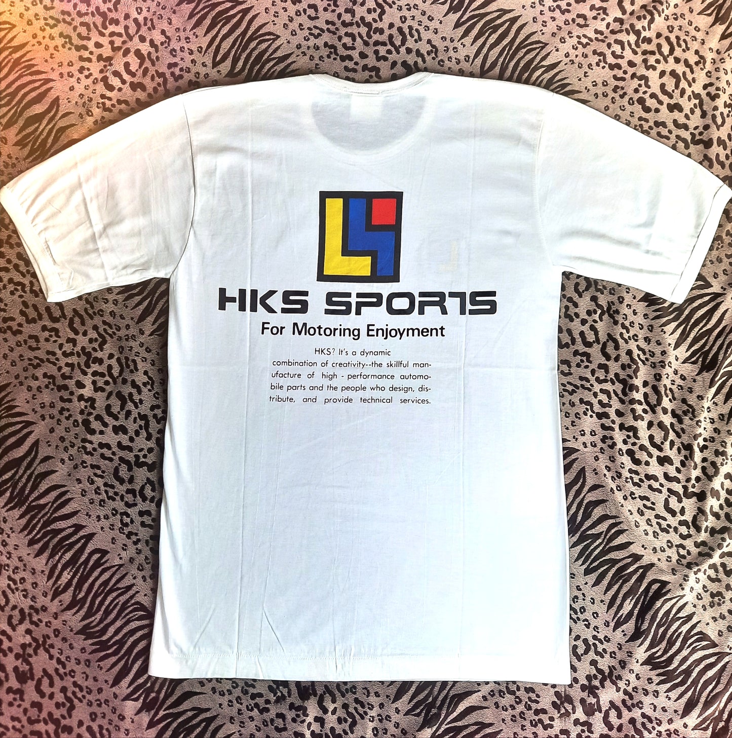 Original HKS T-shirt - photo of the back - JDM Import
