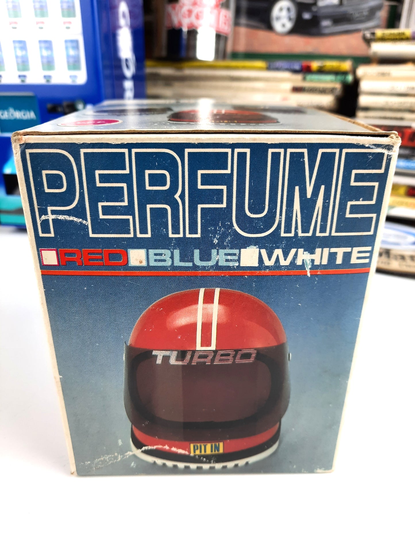 Original Japanese helmet air freshener, super cool item - side box - JDM Import