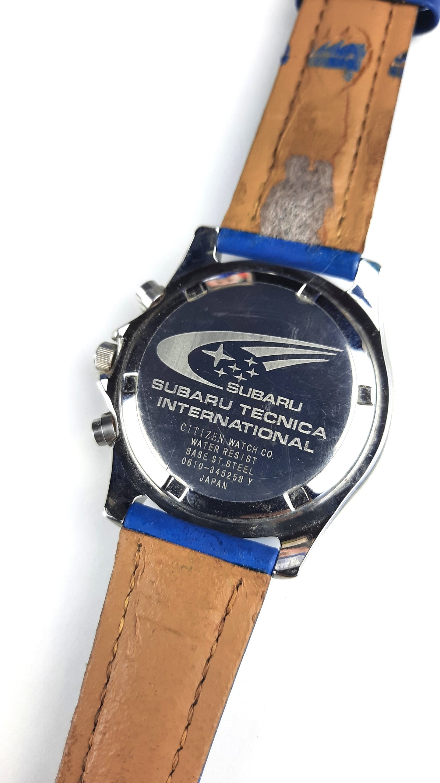 SUBARU IMPREZA WRC STI watch - JDM Import - Strap detail