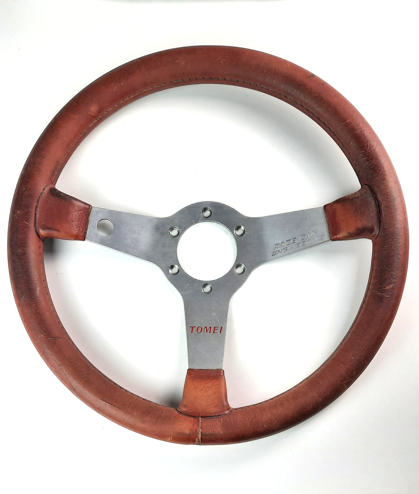 TOMEI racing JDM brown steering wheel front view