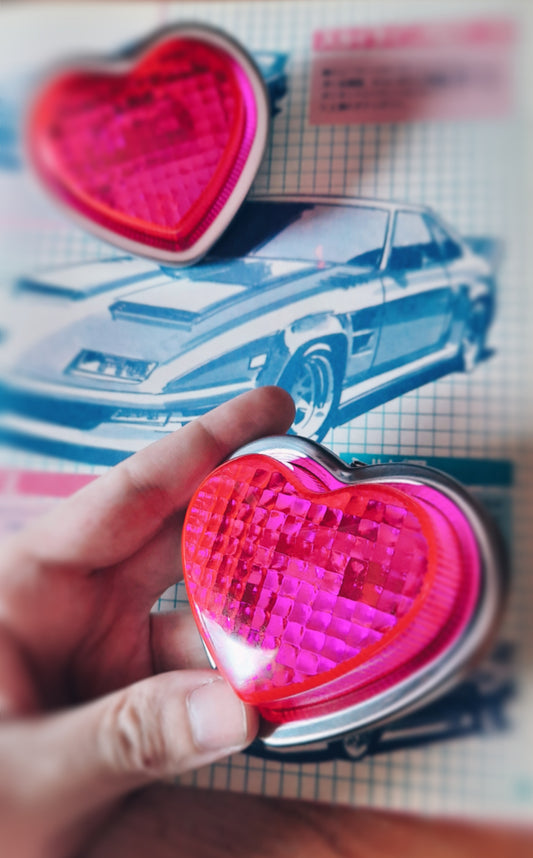 Cute JDM heart LED side markers