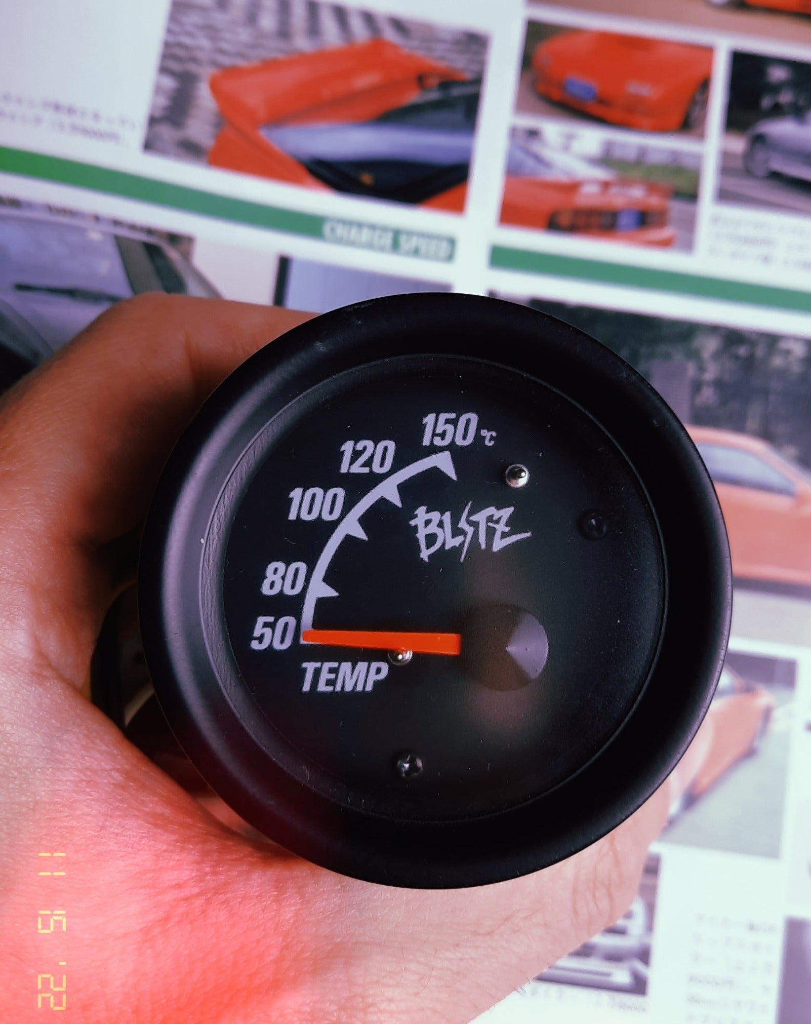 BLITZ old logo temp meter (used but close to mint) - Mad Hero