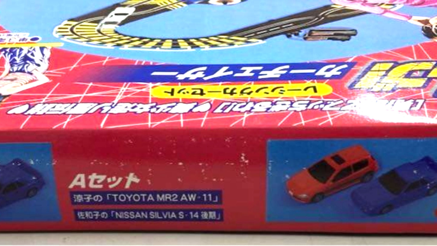 OVER REV! slot car set! Honda Civic EG6 VS Toyota MR2 AW11 - Mad Hero