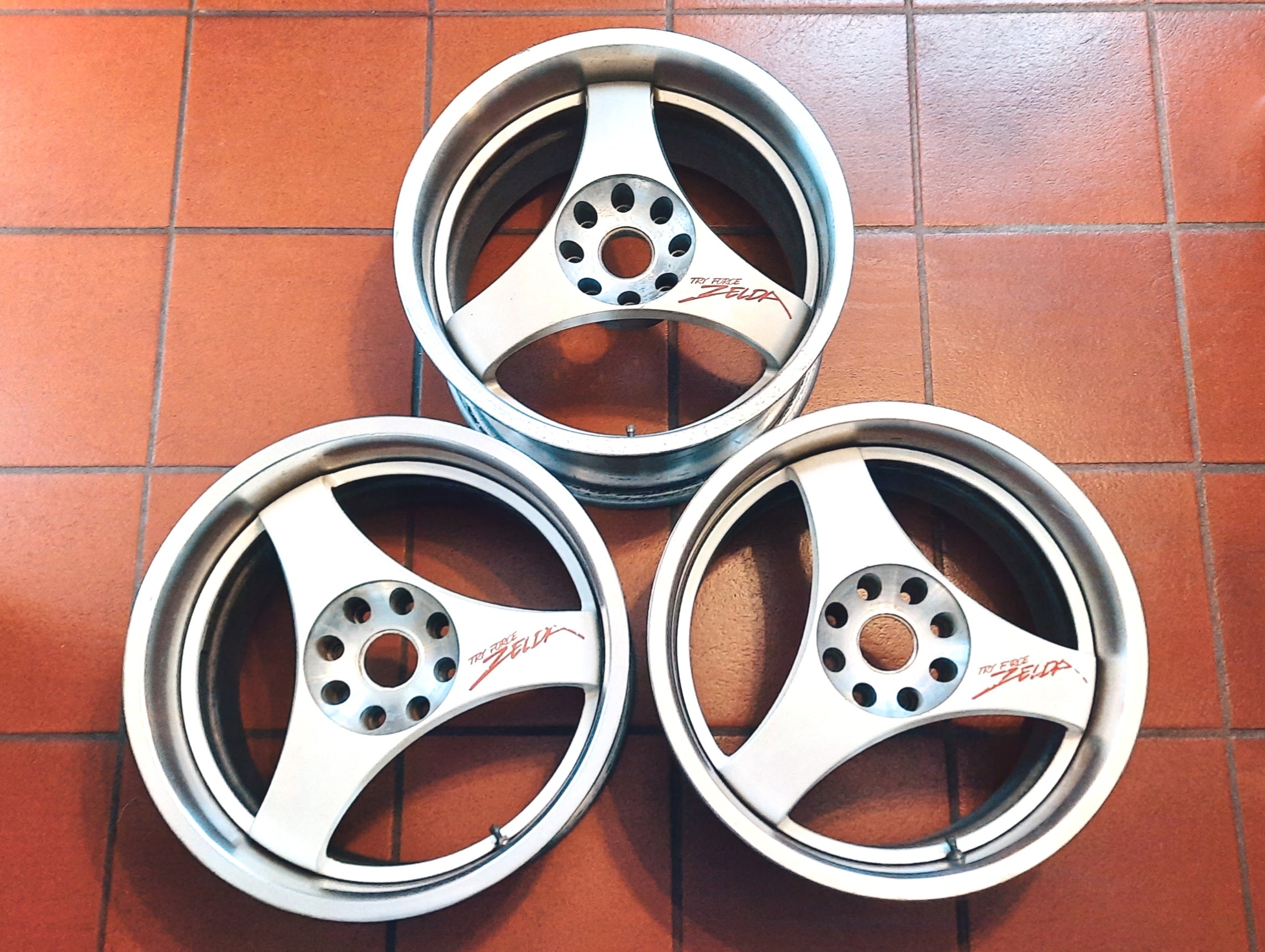 TRYFORCE ZELDA wheels PAIR+1 - JDM Import – Mad Hero