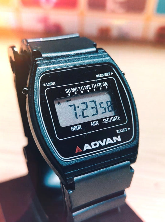 ADVAN Casio digital watch 1980