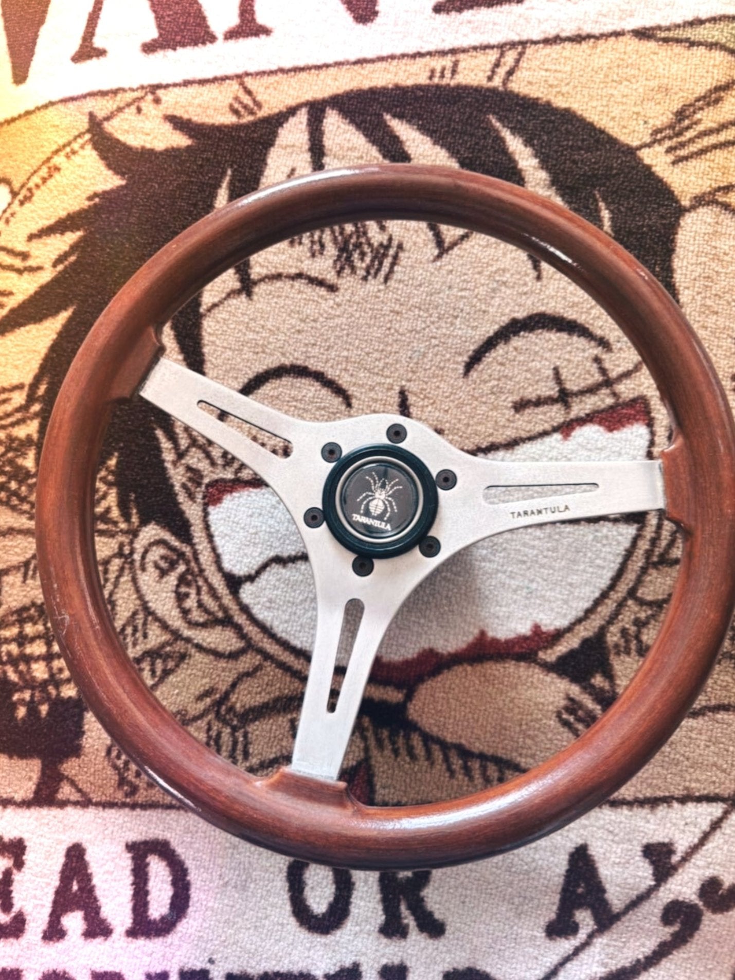 TARANTULA wood steering wheel - JDM Import