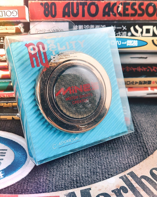 MINE'S carbon horn button - JDM Import