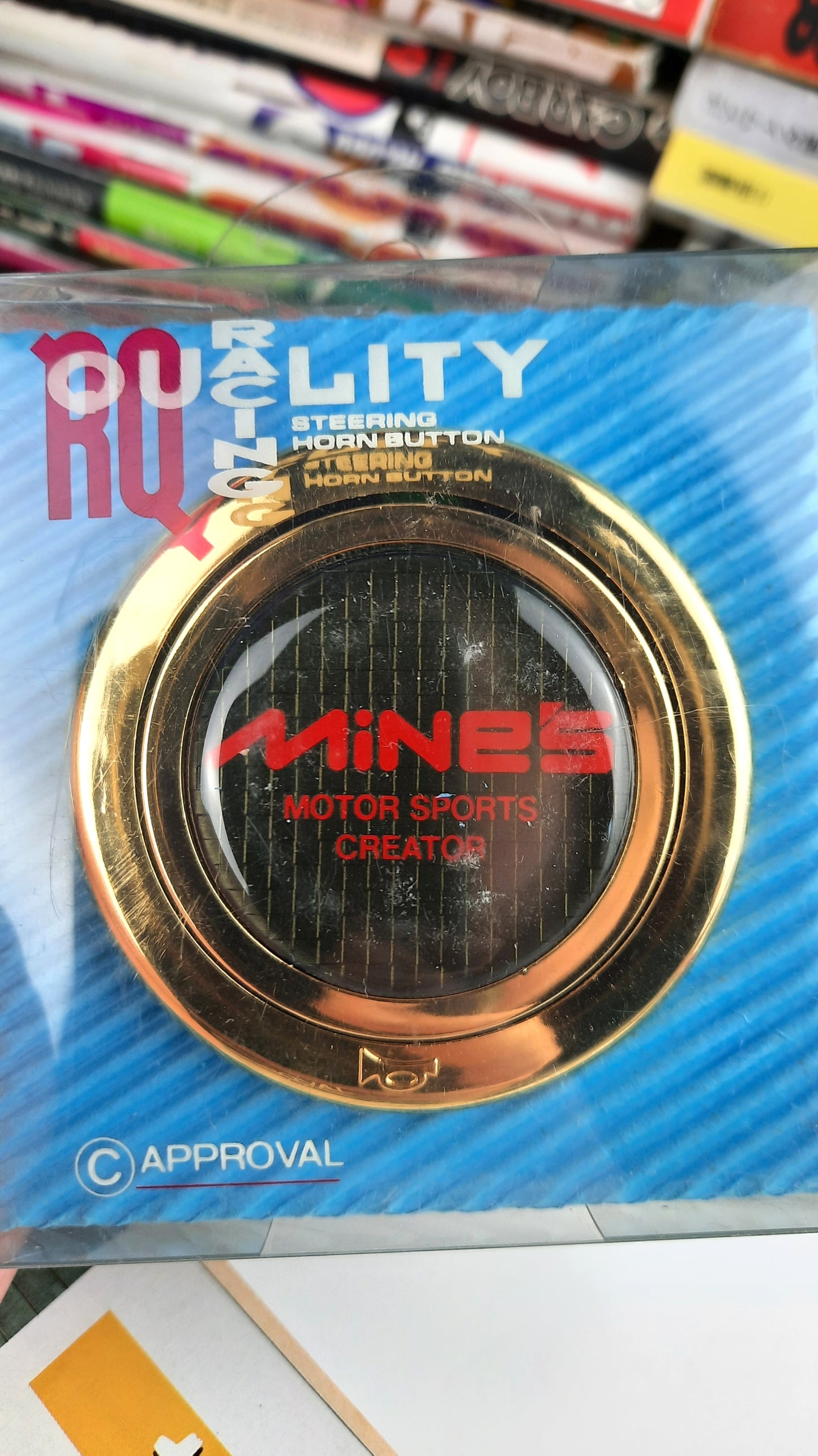 MINE'S carbon horn button - JDM Import