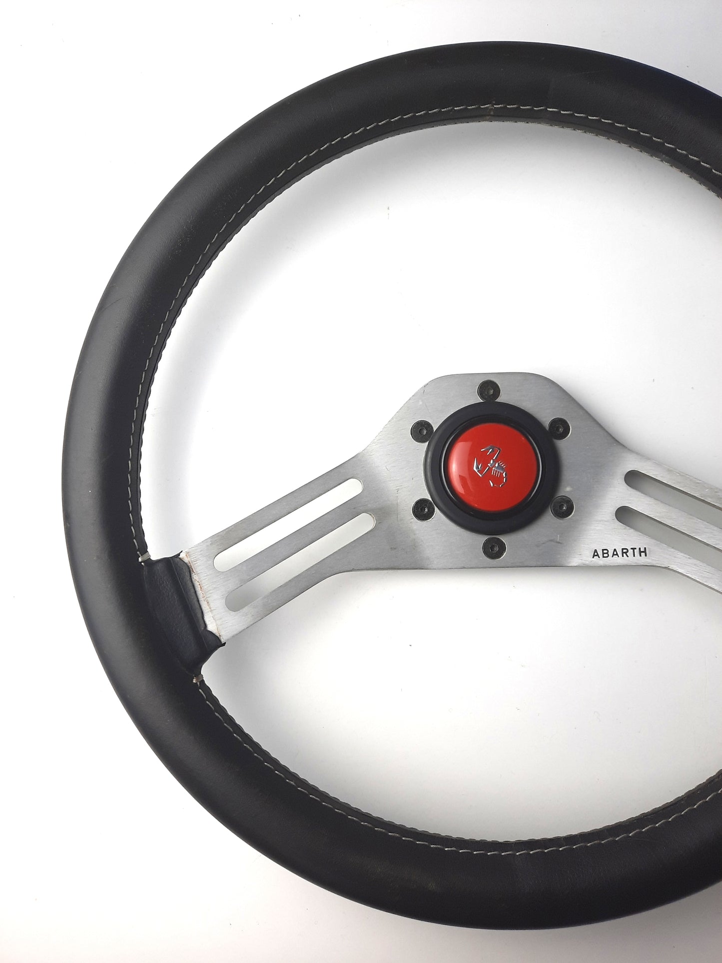 ABARTH TWO SPOKES STEERING WHEEL - left side