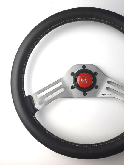 ABARTH TWO SPOKES STEERING WHEEL - left side