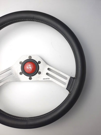 ABARTH TWO SPOKES STEERING WHEEL - right side