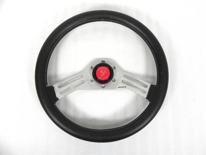 ABARTH two spoke steering wheel - front photo - JDM Import