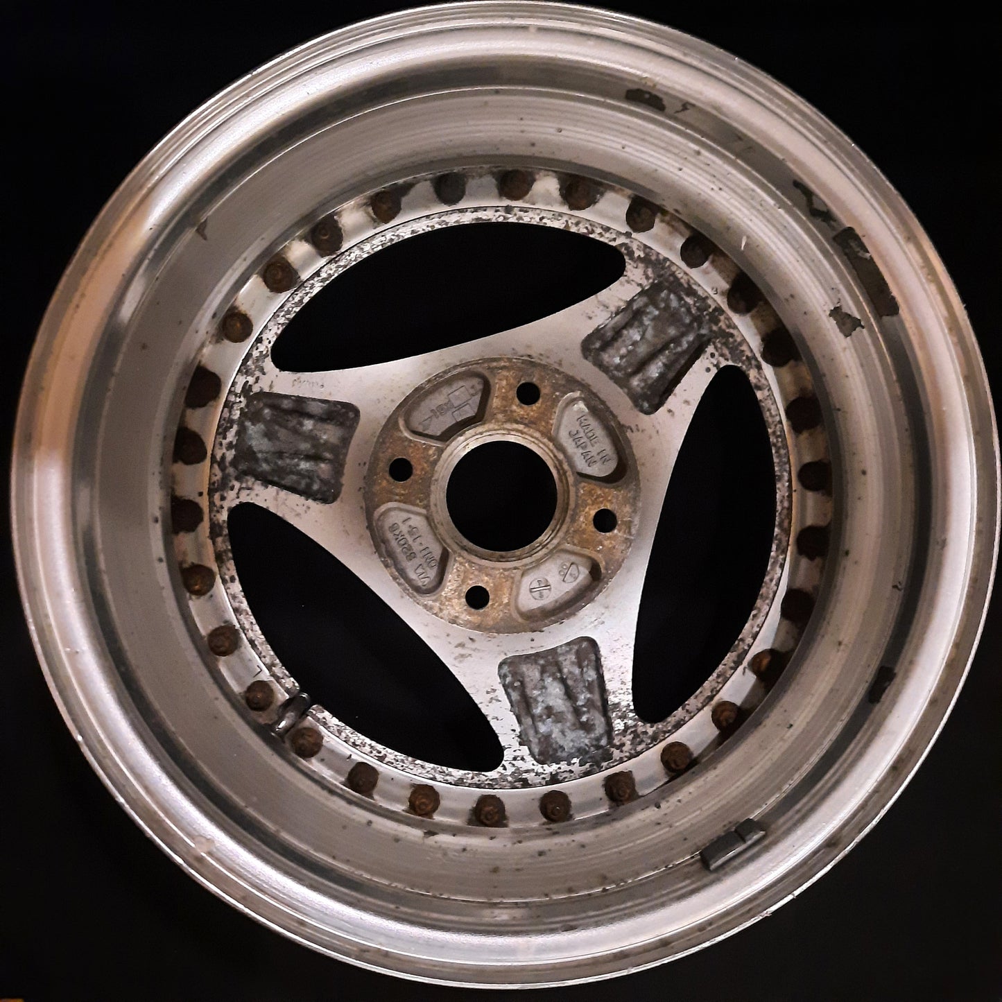 ADVAN ONI WHEELS PAIR - back side - JDM IMPORT