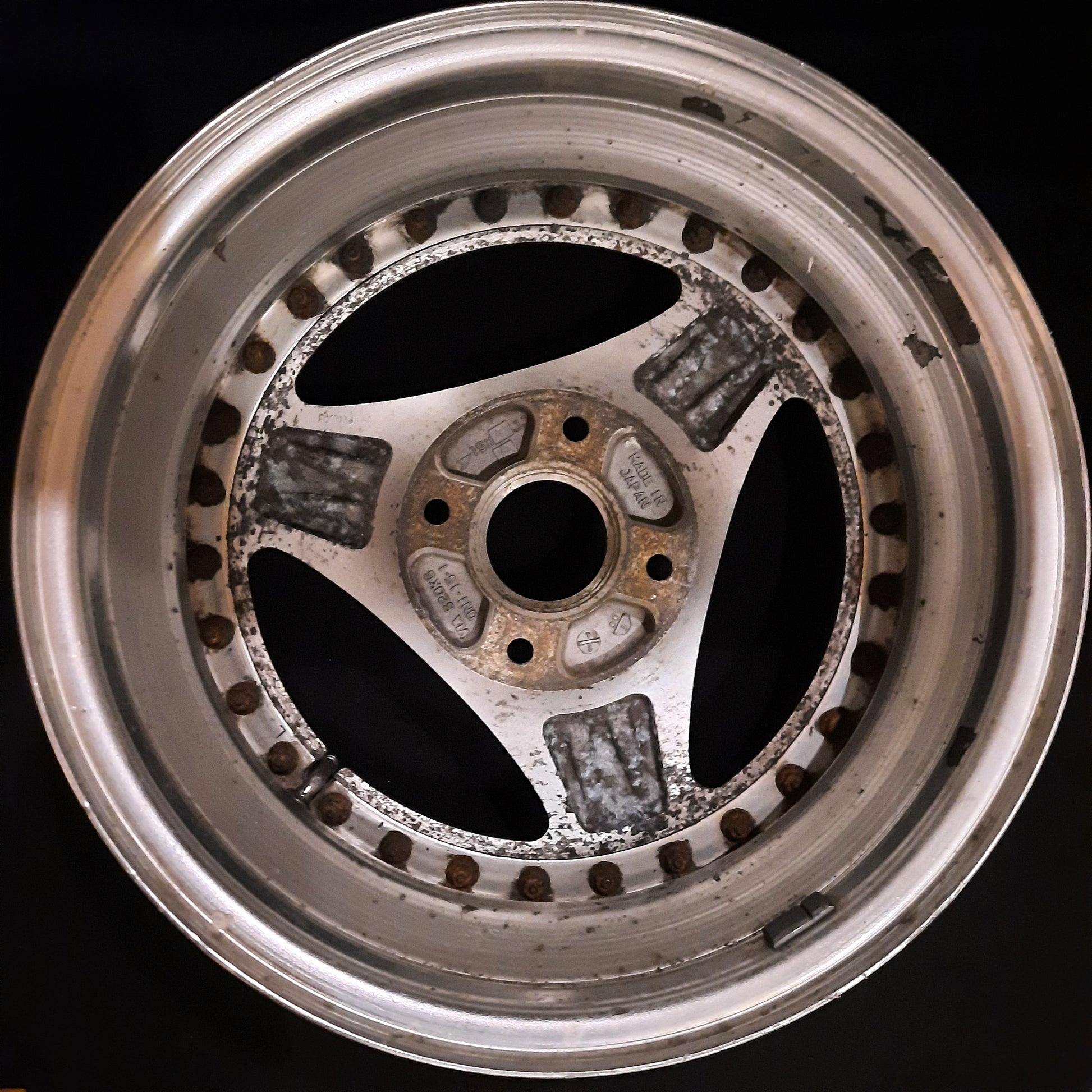 ADVAN ONI WHEELS PAIR - back side - JDM IMPORT