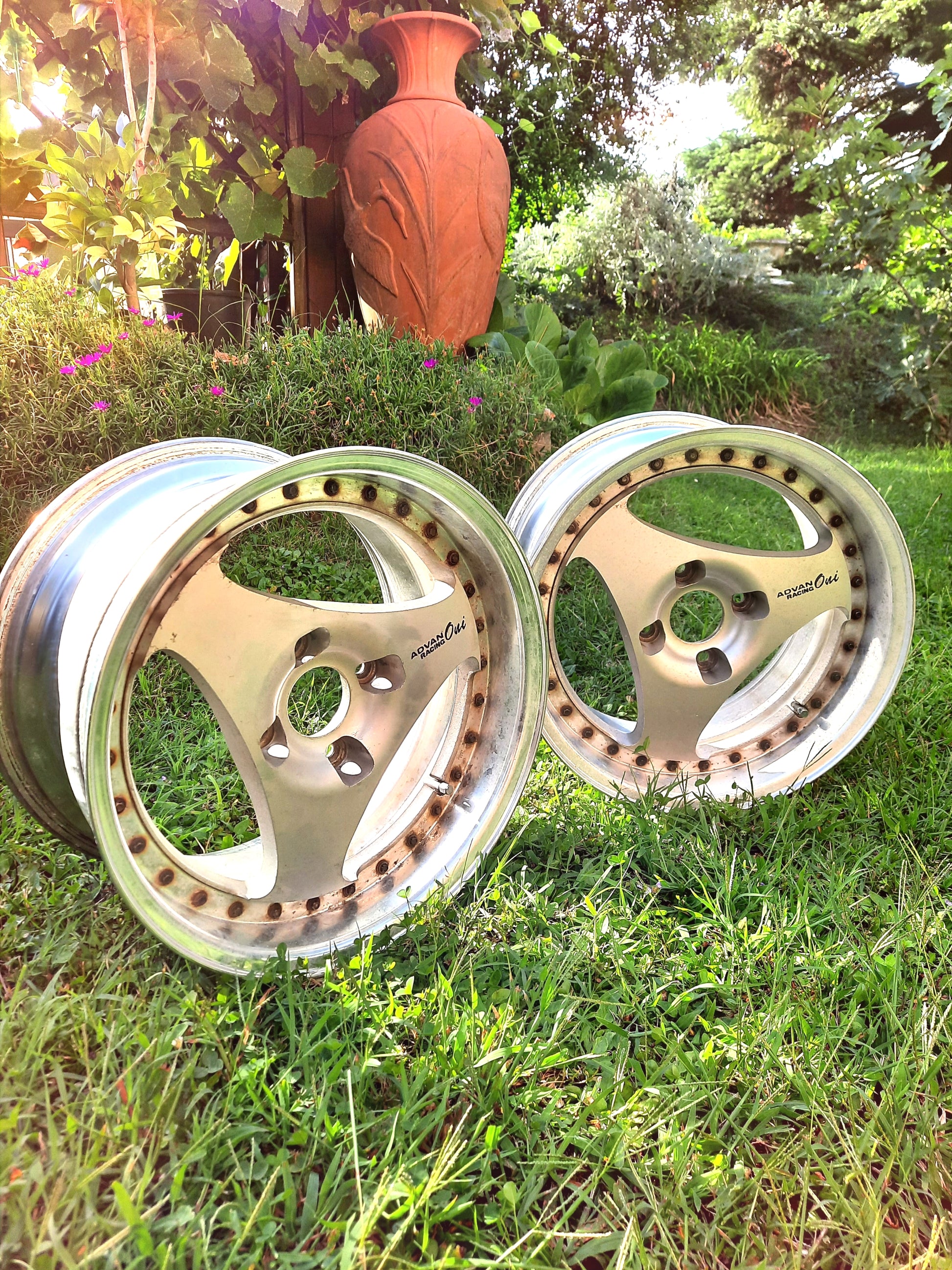 Advan ONI 16 inch wheels PAIR - JDM Import