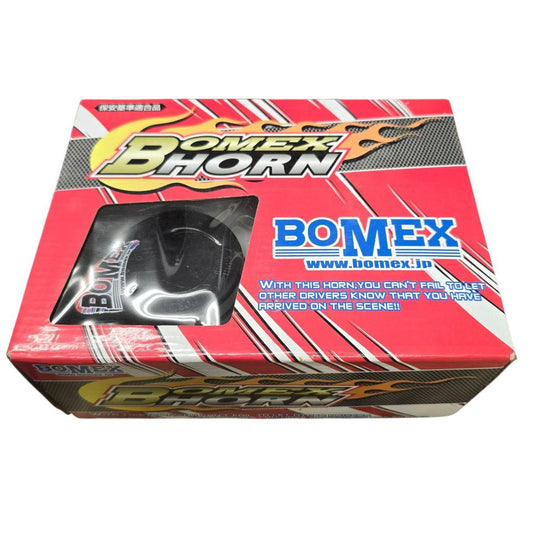BOMEX clacson horns, black version wih box