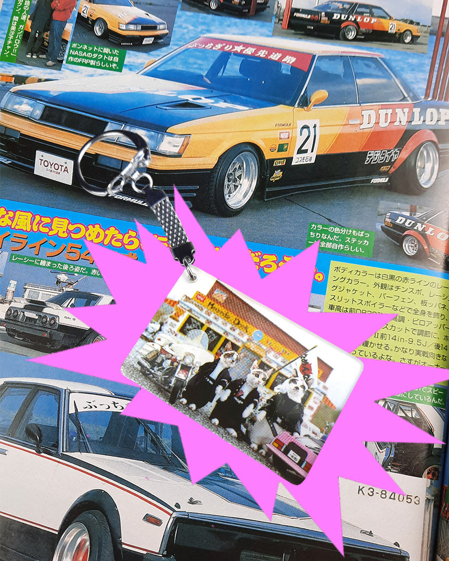Bosozoku cat keychains - JDM Import - version 2